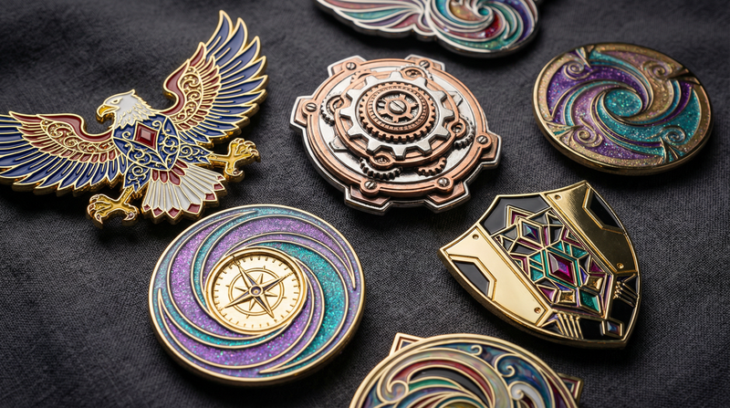 Complex 3D Relief Badge