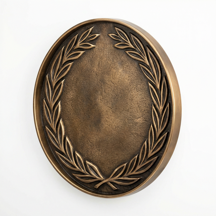 Large Commemorative Plaque - 25cm diameter