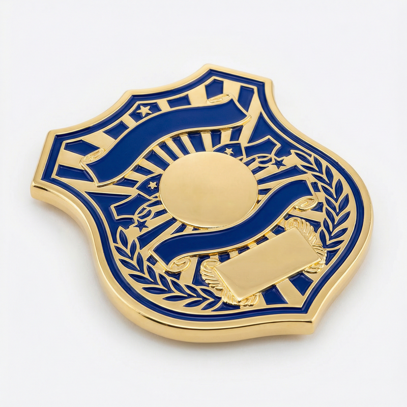 Large Custom Police Badge - 10cm diameter